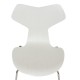 Sæt med 6 grå Arne Jacobsen Grandprix stole