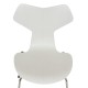 Sæt med 6 grå Arne Jacobsen Grandprix stole
