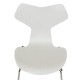 Sæt med 6 grå Arne Jacobsen Grandprix stole
