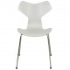 Sæt med 6 grå Arne Jacobsen Grandprix stole