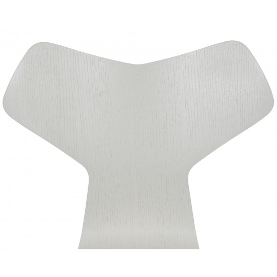 Sæt med 6 grå Arne Jacobsen Grandprix stole