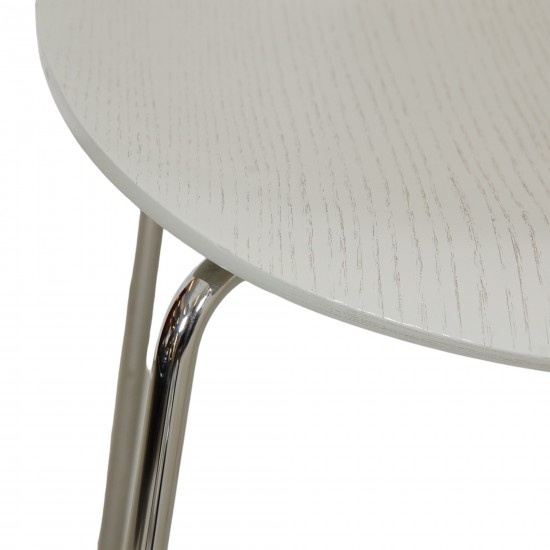 Sæt med 6 grå Arne Jacobsen Grandprix stole