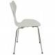 Sæt med 6 grå Arne Jacobsen Grandprix stole