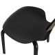 Arne Jacobsen Grandprix chair in black lacquered ash with wooden legs