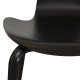 Arne Jacobsen Grandprix chair in black lacquered ash with wooden legs