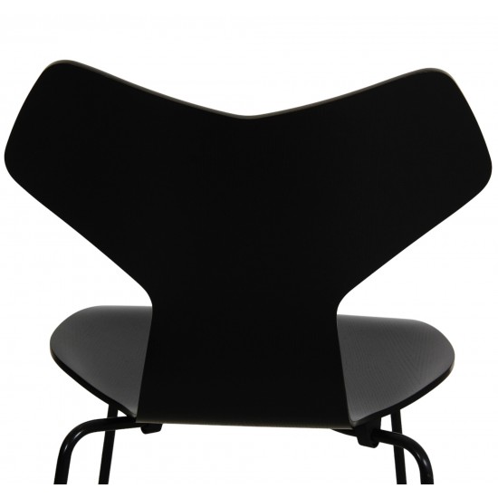 Arne Jacobsen Grandprix chair in black lacquered ash