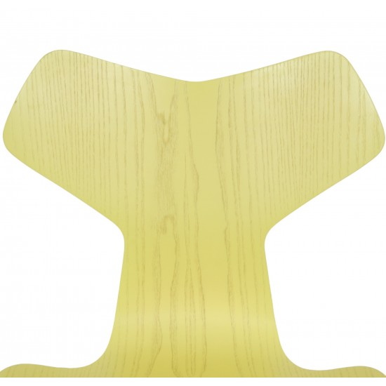 Arne Jacobsen yellow Grandprix chair