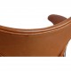 Arne Jacobsen Lilje kontorstol i patineret cognac læder