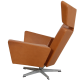 Arne Jacobsen Ox Lounge chair in cognac leather