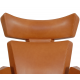 Arne Jacobsen Ox Lounge chair in cognac leather
