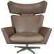 Arne Jacobsen Oksen lounge chair with footstool