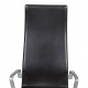 Arne Jacobsen Oxford lænestol i patineret mørkebrunt læder