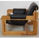 Arne Jacobsen Rover lounge chair black leather