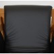 Arne Jacobsen Rover lounge chair black leather