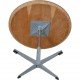 Arne Jacobsen circular coffee table of teak Ø: 60 Cm
