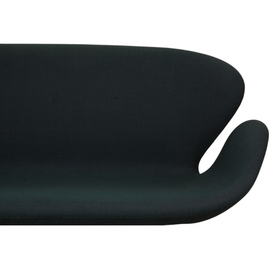 Arne Jacobsen Swan sofa in green fabric
