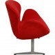 Arne Jacobsen Swan sofa in red Alcantara fabric