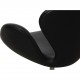 Arne Jacobsen vintage Svanestol i sort læder