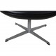 Arne Jacobsen vintage Svanestol i sort læder