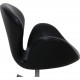 Arne Jacobsen vintage Svanestol i sort læder
