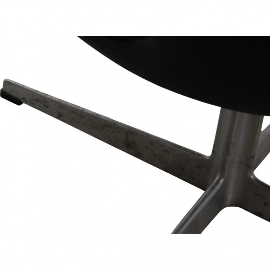 Arne Jacobsen vintage Svanestol i sort læder