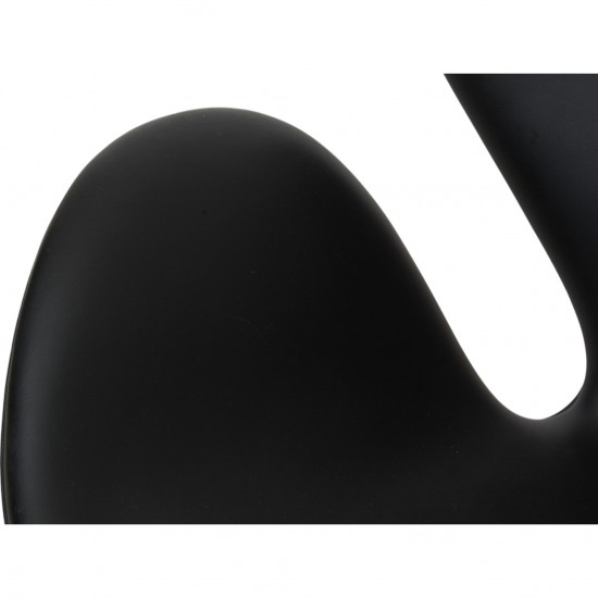 Arne Jacobsen vintage Svanestol i sort læder