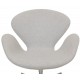 Arne Jacobsen Svanen stol i gråt Divina Melange stof
