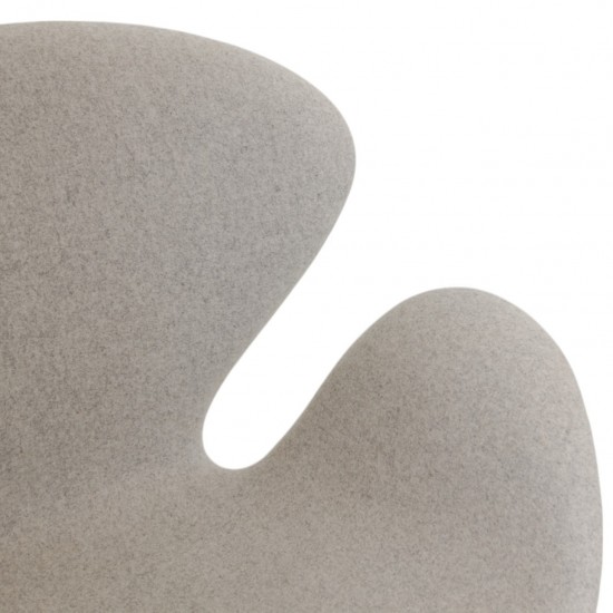 Arne Jacobsen Svanen stol i gråt Divina Melange stof