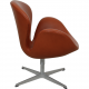 Arne Jacobsen Svane stol i cognac Aura læder