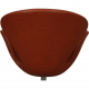 Arne Jacobsen Svane stol i cognac Aura læder