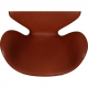 Arne Jacobsen Svane stol i cognac Aura læder
