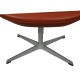 Arne Jacobsen Svane stol i cognac Aura læder