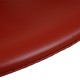 Arne Jacobsen Swan chair in red Aura leather