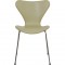Arne Jacobsen Seven chair reupholstered in green Paloma leather