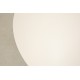 Arne Jacobsen hvidt cirkulært cafebord Ø: 90 Cm