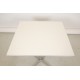 Arne Jacobsen hvidt kvadratisk cafebord 80x80 Cm.