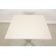 Arne Jacobsen white square cafe table 80x80 Cm.