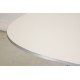 Arne Jacobsen hvidt super cirkulært cafebord Ø: 75 Cm