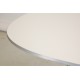 Arne Jacobsen white super circular cafe table Ø: 75 Cm.