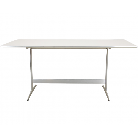 Arne Jacobsen white Shaker dining table 160x80 Cm