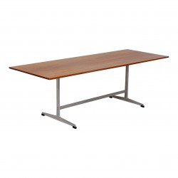 Arne Jacobsen Square Coffee Table of light teak wood Arne Jacobsen Square Coffee Table of light teak wood