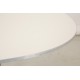 Arne Jacobsen white super circular cafe table Ø: 90 Cm