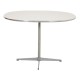 Arne Jacobsen white super circular cafe table Ø: 100 Cm.