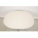 Arne Jacobsen white super circular cafe table Ø: 100 Cm.