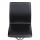 Arne Jacobsen Oxford chair, newly upholstered with black classic leather