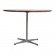 Arne Jacobsen Super Circular rosewood café table Ø: 100