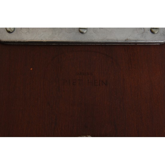 Arne Jacobsen Super Circular rosewood café table Ø: 100