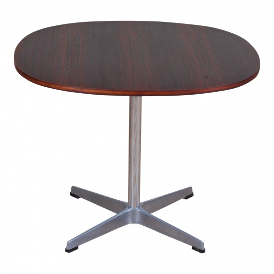 Arne Jacobsen cirkulært coffee table i palisander