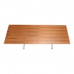 Arne Jacobsen Sofabord med ny renoveret plade af teak Arne Jacobsen Sofabord med ny renoveret plade af teak