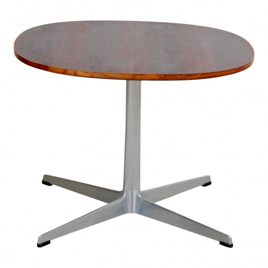 Arne Jacobsen sofabord udført i Palisander Ø60 Cm